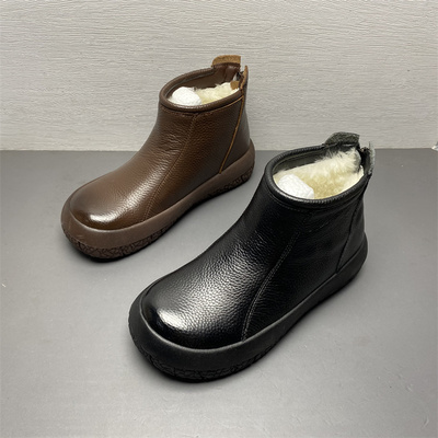 厚底轻便加绒时尚雪地靴