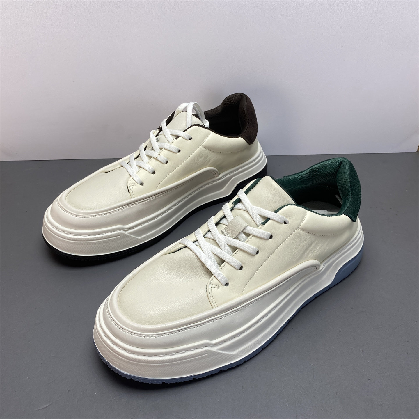 断码真皮男鞋2025年新款男冬款头层牛皮休闲鞋系带圆头厚底板鞋男,流行男鞋,休闲板鞋,淘宝优惠券,粉丝福利购,淘宝优惠卷