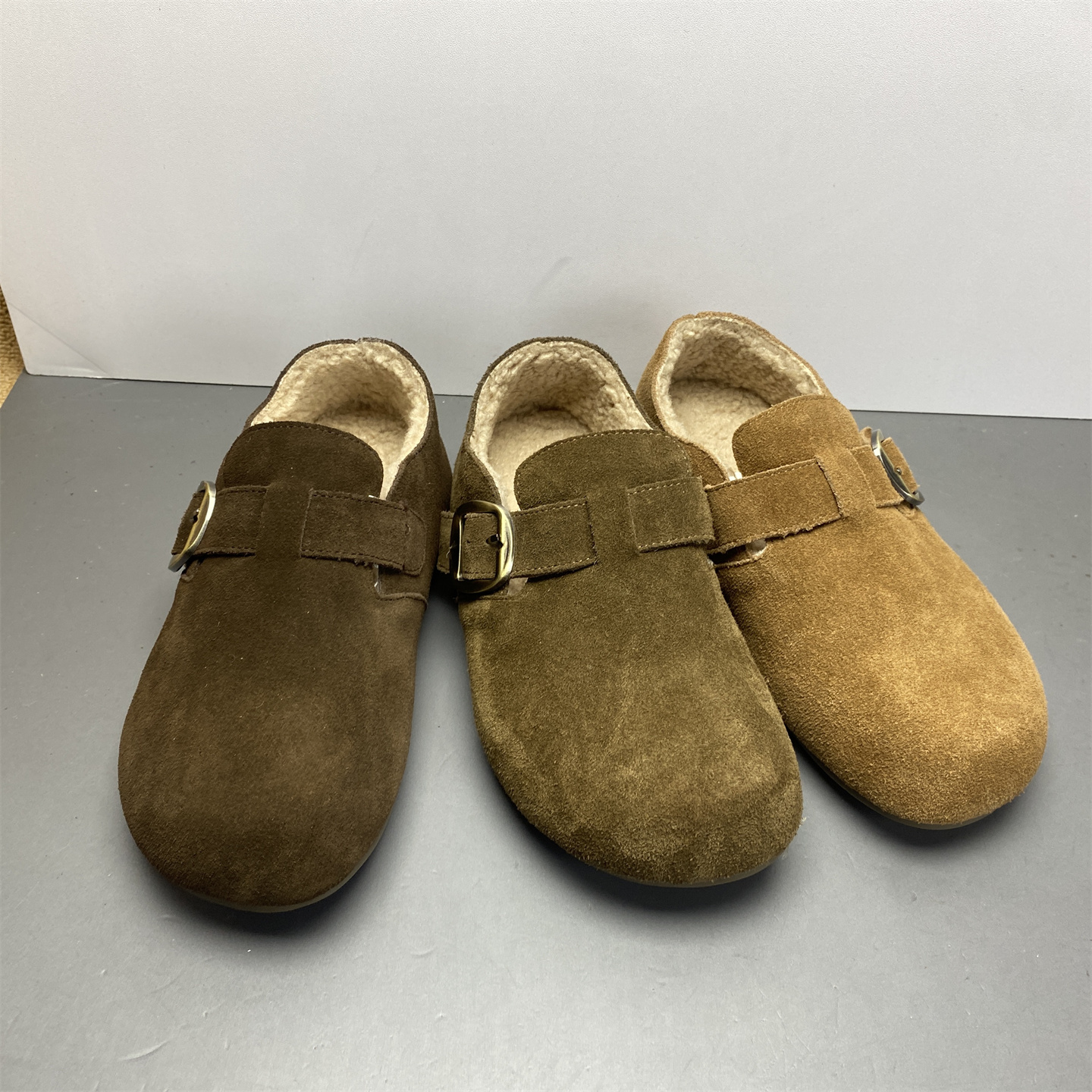 圆头平底加厚保暖休闲勃肯鞋