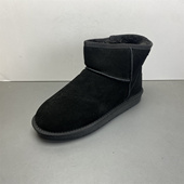 断码 牛反绒短靴圆头平底软底保暖雪地靴 男冬款 真皮男鞋 2025年新款