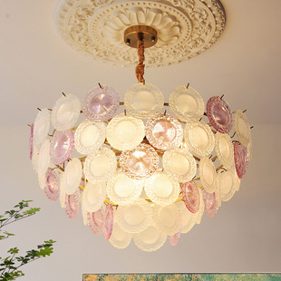 客厅吊灯2025年新大气家用现代简约餐厅卧室灯高级感轻奢灯具 法式