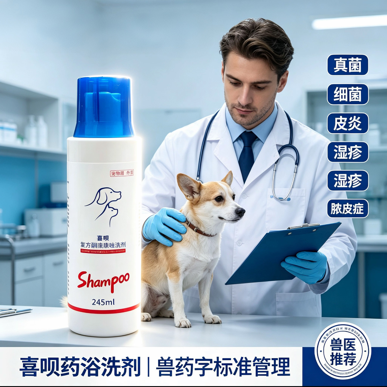 狗狗药浴皮肤病猫癣专用特效药浴