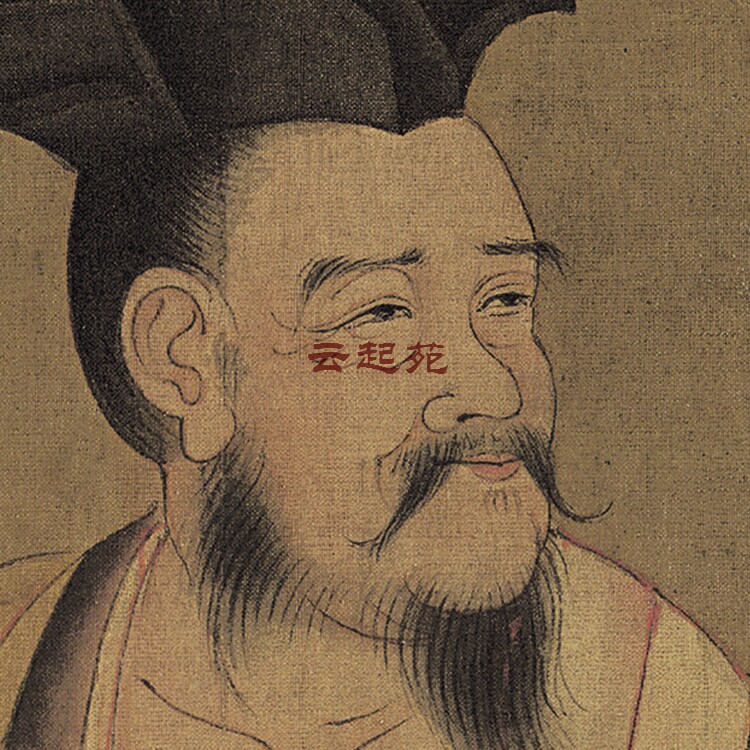 唐孙位高逸图J摹本一高清电子图片616M装饰宣传素材