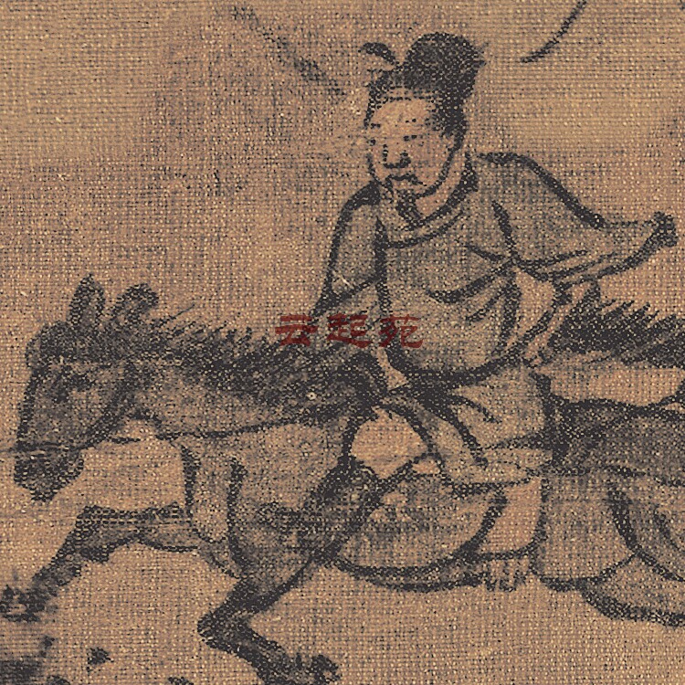 明谢时臣苏堤联骠图Z高清电子图片895M装饰宣传素材