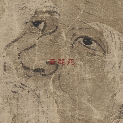 明画张路老子骑牛图Z高清电子图片304M装饰宣传素材