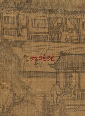 朝鲜佚名山市晴岚图Z高清电子图片装饰宣传素材