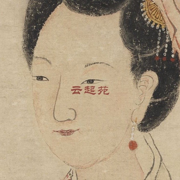 明唐寅画嫦娥奔月图Z高清电子图片142M装饰宣传素材