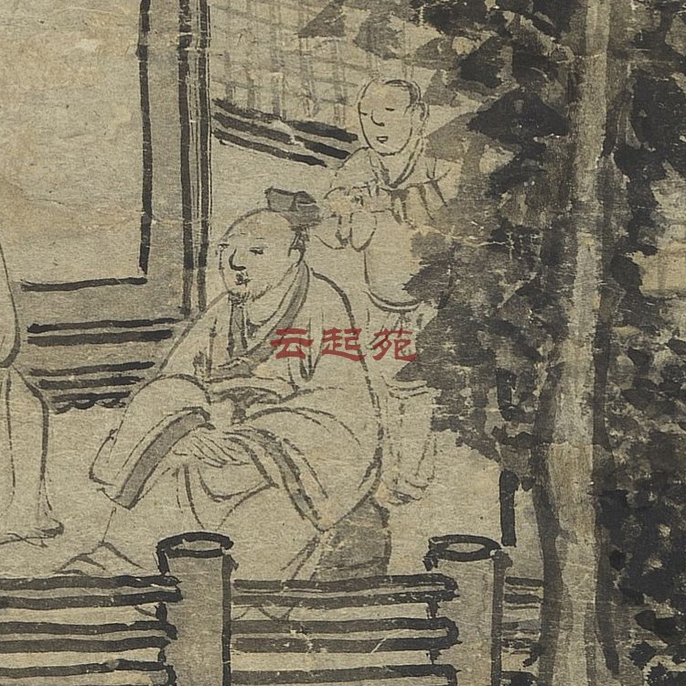 元赵孟頫夏木垂阴Z高清电子图片310M装饰宣传素材