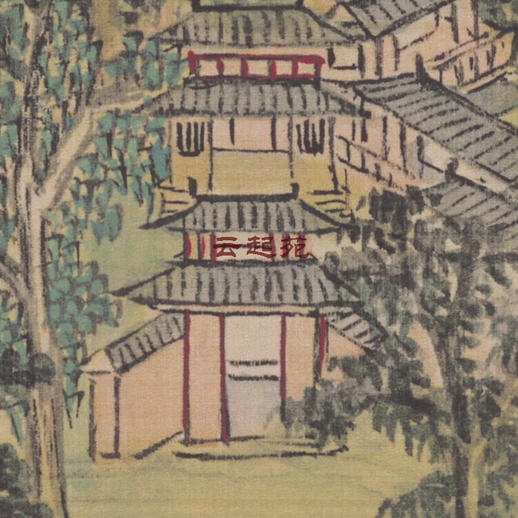 清王原祁西湖十景图J高清电子图片4.11G装饰宣传素材
