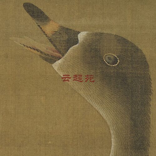 明吕纪秋渚水禽图Z高清电子图片273M装饰宣传素材