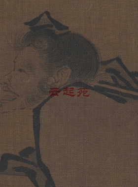 宋马远寒山子图S高清电子图片185M装饰宣传素材