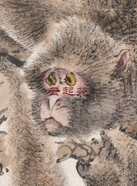 清程璋群猴图Z高清电子图片372M装饰宣传素材