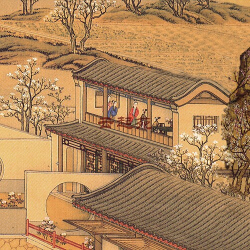 清佚名闹龙州图J高清电子图片162M装饰宣传素材