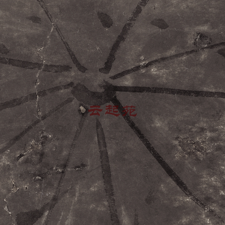 清朱耷墨荷图Z高清电子图片898M装饰宣传素材