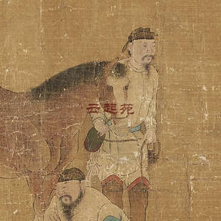 元赵孟頫摹韩干相马图J高清电子图片431M装饰宣传素材