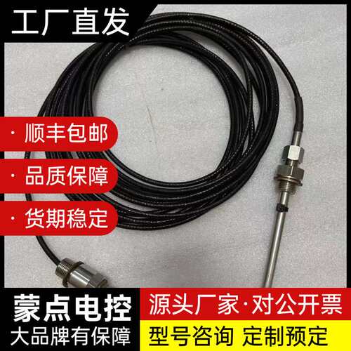 PT100温度传感器（插入式铂热电阻测温探头询价