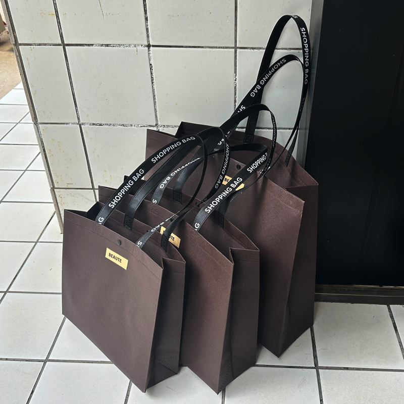 肩背无纺布手提袋定制印logo