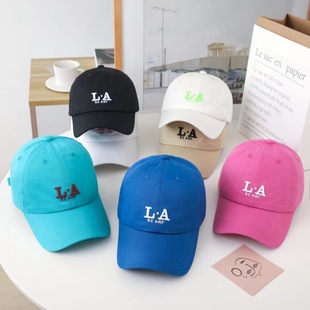韩版 2025新款 鸭舌帽 百搭时尚 刺绣字母休闲ins棒球帽 2022春夏新款