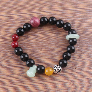 2025新款 国潮黑神话悟空情侣手链金木水火土紧箍咒葫芦手串仿