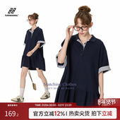 TurnSignal潮牌POLO领连衣裙女夏季 2026新款 休闲T恤裙连身裙