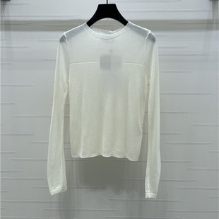 2026早春新款 圆领刺绣logo徽标舒适柔软百搭针织衫