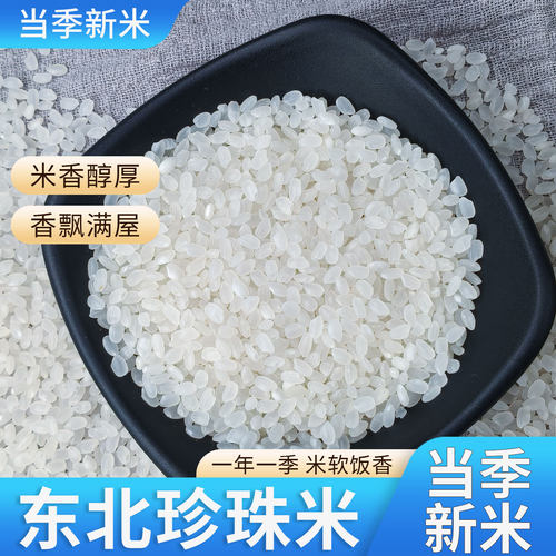 东北珍珠米珍珠香米新米珍珠米花新鲜袋装香米软糯清香新米珍珠米