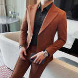 XF1058-P155男士西服韩版修身商务休闲小西装男新郎结婚礼服正装，男装西服套装，电商B333