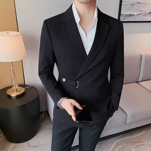 老款继续做23526-P145 西装外套男士秋冬新款单排扣西服纯色商务图片
