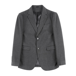 X20221-P155单排扣呢子西装男士纯色西服外套韩版修身休闲单西图片