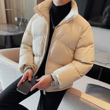 5531-P188棉衣男士冬季新款纯色立领棉服面包服，男装棉衣，电商B333
