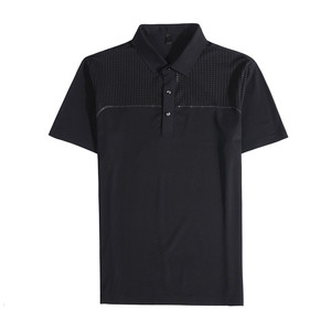 MJ1007-P65 冰丝无痕压胶短袖POLO衫男短袖夏季新款时尚百搭休闲图片