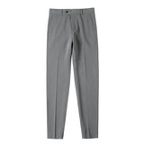 JF11-P78-男士夏季薄款九分裤英伦休闲西裤纯色百搭小脚裤，男装西裤，电商B333