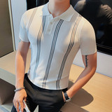 PT43-P58短袖polo衫男士夏季针织冰丝修身翻领半袖t恤，男装T恤，电商B333