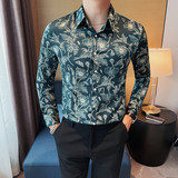 7893-P65 长袖衬衫男士秋季印花潮流修身衬衣,男装衬衫,电商B333, 7893-P65 长袖衬衫男士秋季印花潮流修身衬衣,男装衬衫,电商B333,