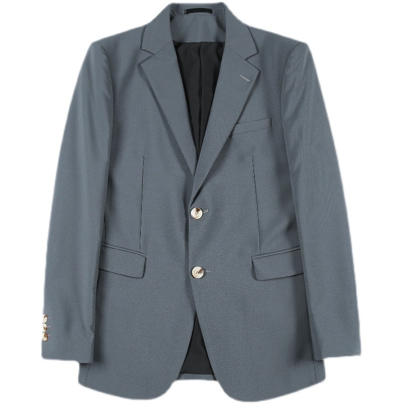 XZ502-P155单排扣西装外套男士商务免烫便服修身休闲纯色西服,男装西服套装,电商B333