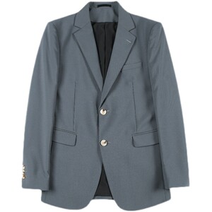 XZ502-P155单排扣西装外套男士商务免烫便服修身休闲纯色西服图片