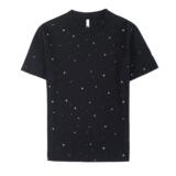6615-P45星星撒粉短袖体恤男士春夏新款修身百搭圆领半袖T恤，男装T恤，电商B333