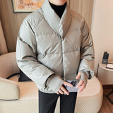 M5532-P255羽绒服男士纯色外套80白鸭绒充绒235G，男装羽绒服，电商B333