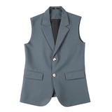 老款继续做23508-P125无袖马甲西装外套男士单西纯色休闲修身西服，男装西服套装，电商B333