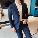 XF1058-P155男士西服韩版修身商务休闲小西装男新郎结婚礼服正装，男装西服套装，电商B333