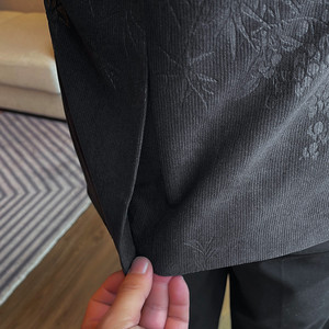 XF1071-P128  跑量款西装外套男士春季新款花西装立领西服单排扣图片