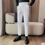 XK5522-P88西裤男士秋冬新款纯色百搭长裤子商务休闲裤子，男装西裤，电商B333