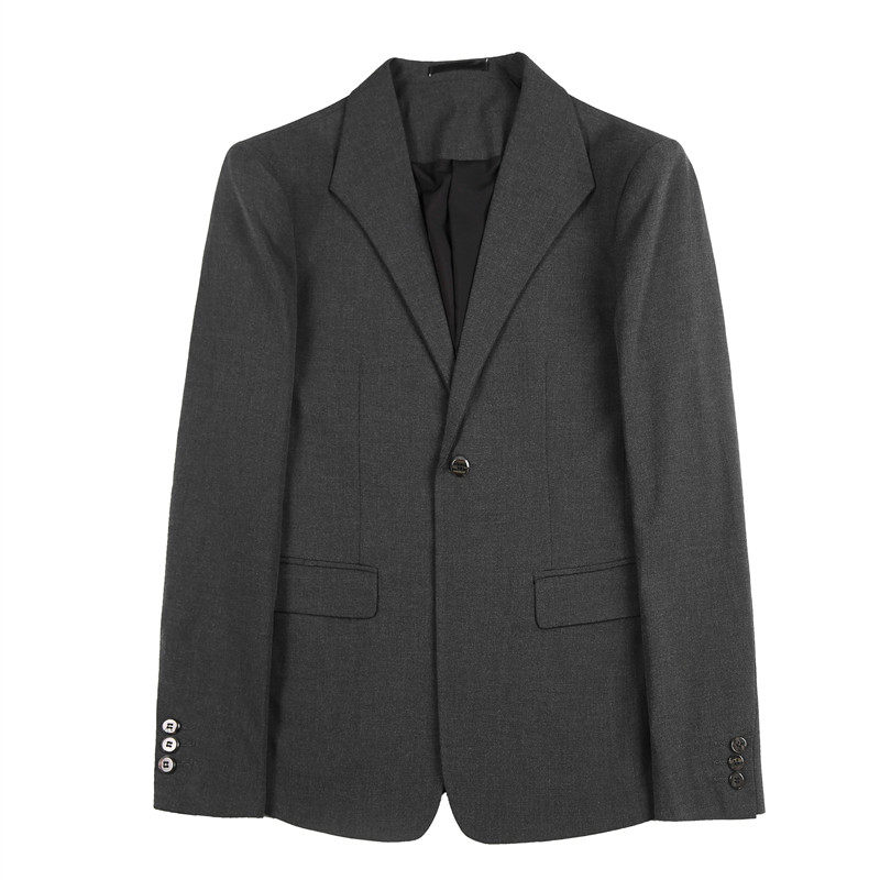 XF1037-P145单排扣两粒扣后中开叉西装男士秋季西服外套上衣修身,男装西服套装,电商B333