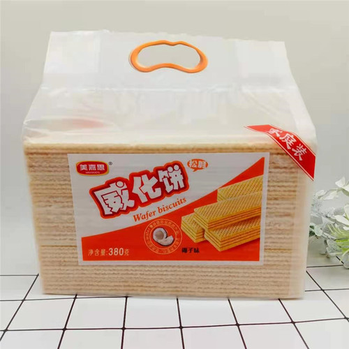 美嘉思休闲怀旧零食袋装威化饼