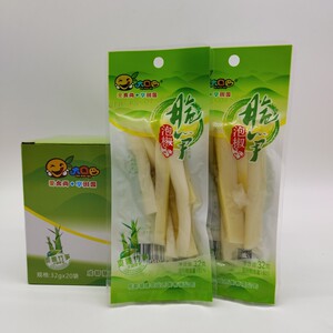 大口巴泡椒脆笋爽脆笋片32克包校园休闲零食包邮