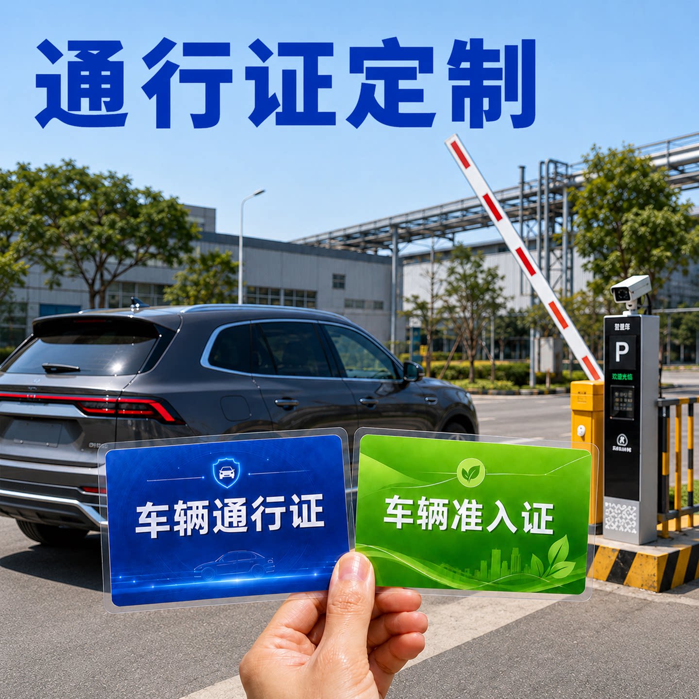车辆通行证定制塑封卡片设计制作