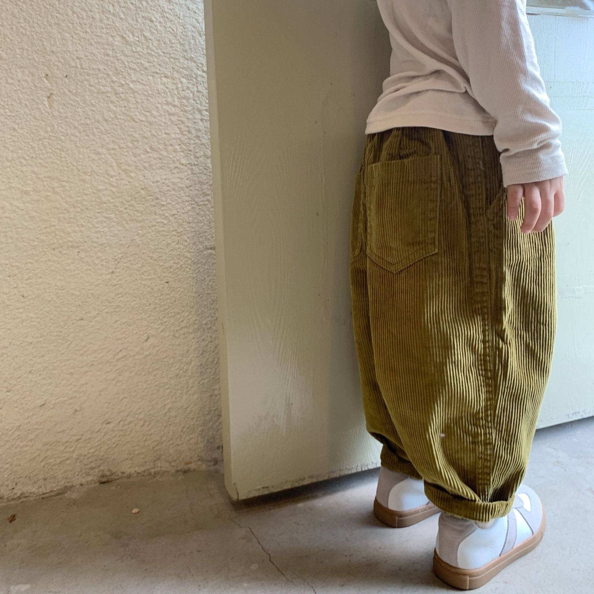 自留！品质棒~韩国儿童灯芯绒哈伦裤男女宝宝休闲宽松百搭长裤潮,童装/婴儿装/亲子装,裤子,淘宝优惠券,粉丝福利购,淘宝优惠卷