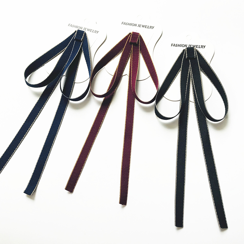 系带英伦风女士毕业典礼装饰领结