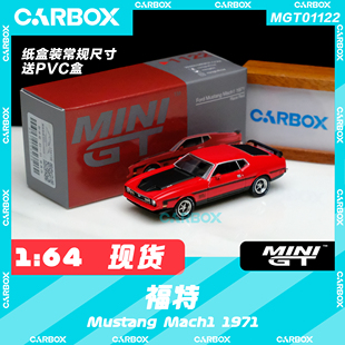 1971 CarBox 1122 Mach1 MINIGT Mustang 福特Ford