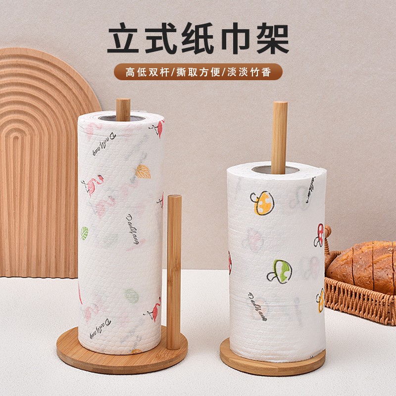 厨房立式纸巾架懒人抹布支架图片
